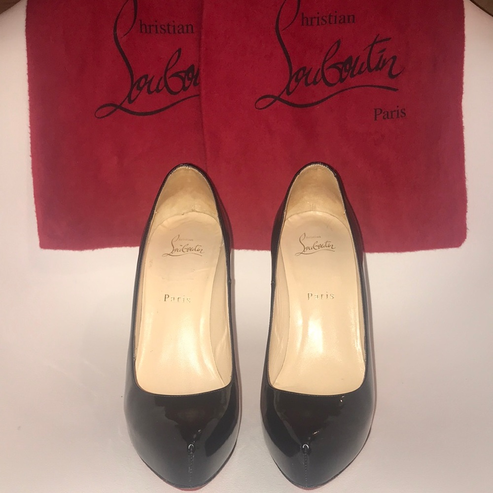 CHRISTIAN LOUBOUTIN
Rolando 120 Patent Leather Pumps